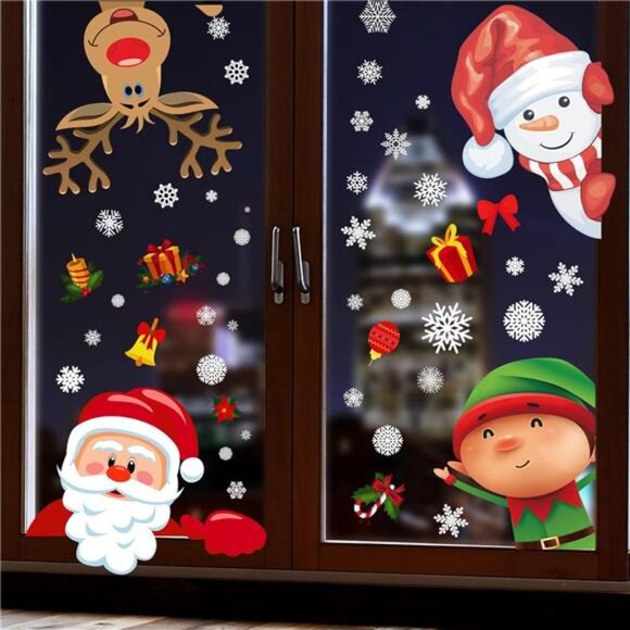 Christmas Window Clings - Indoor Holiday Decorations - Picture 2 of 7